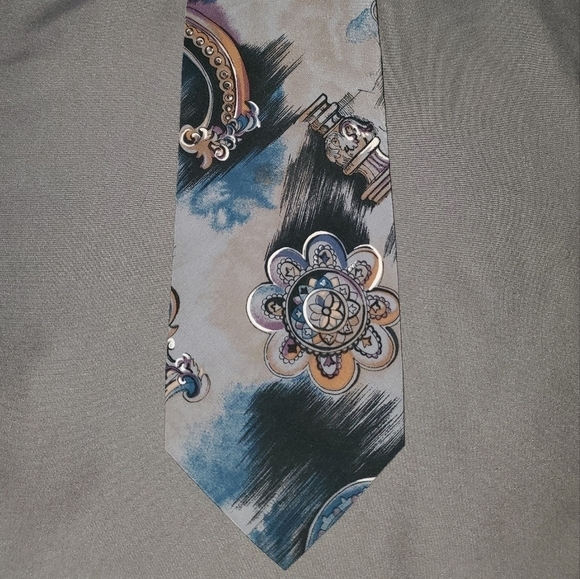 Grey & blue tie NEW - Picture 1 of 6